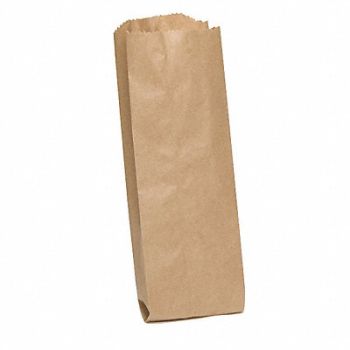 GRAINGER APPROVED Liquor Bag Brown PK500, 12R141
