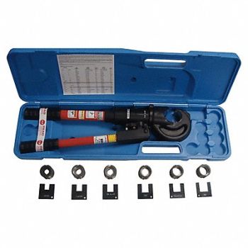 LOOS Hand Swaging Kit 1/4-1/2 w/6 Die Sets, 12R376