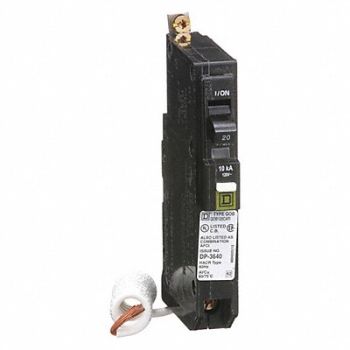 SQUARE D Circuit Breaker 20A Bolt On 120/240V 1P, 12R459