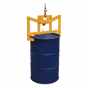 DAYTON Vertical Drum Lifter Yellow Steel, 12R539