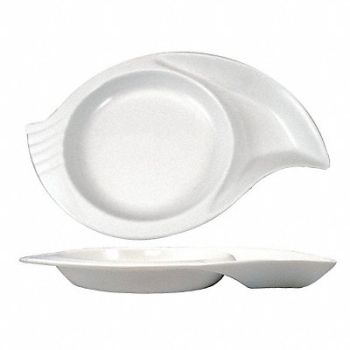 ITI Snail Plate 10-1/2 White PK36, 12R902
