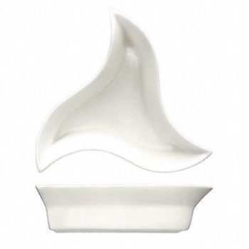 ITI Star Appetizer Dish 6 Inch White PK36, 12R903