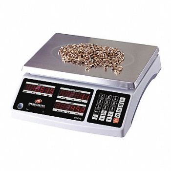 MEASURETEK Compact Counting Bench Scale LED, 12R985