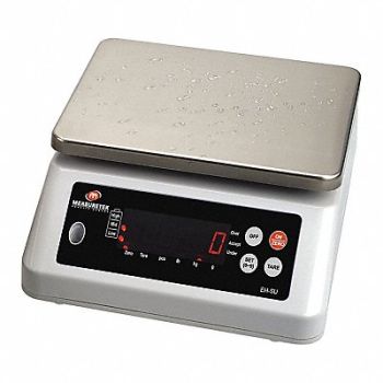 MEASURETEK Washdown Bench Scale Digital 15kg/33 lb., 12R992