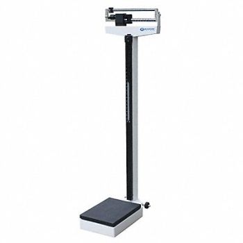 MEASURETEK Physician Scale Mechanic 200kg/450lb.Cap, 12R995