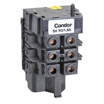 CONDOR USA INC Thermal Overload 1 to 1.6A 3 Phase MDR3, 12T093