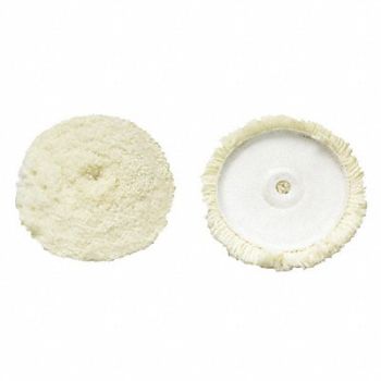 GRAINGER APPROVED Polishing Pad Curved Edge 7-1/2 In, 12U069