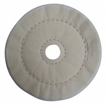 GRAINGER APPROVED Buffing Wheel Cushion Sewn 6 In Dia., 12U098