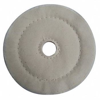 GRAINGER APPROVED Buffing Wheel Cushion Sewn 6 In Dia., 12U103