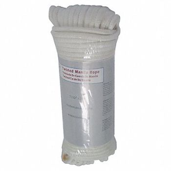 GRAINGER APPROVED Rope PES 3/8 in Dia 100 ft L, 12U290