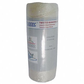 GRAINGER APPROVED Rope Nylon Twisted .058In. Dia 1050ft L, 12U296