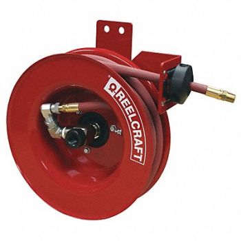 REELCRAFT Spring Return Hose Reel 1/4 MNPT 50 ft, 12U320