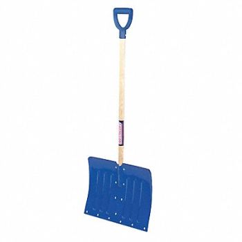 WESTWARD Snow Shovel Aluminum Blade 18 W, 12U487