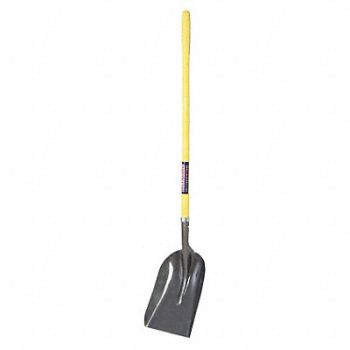 WESTWARD Western Scoop 46-3/4 in Handle Steel, 12U489