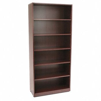 REGENCY Bookcase Legacy Series 6-Shelf Mahogany, 12U506