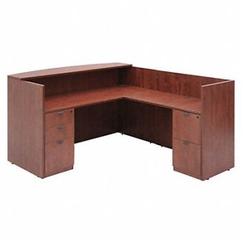 REGENCY Reception Station 71 x 42 x 82 In Cherry, 12U508