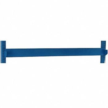 BENCHPRO G4854 Bin Rail 60 W x 1-1/2 D x 4 in H Blue, 12V593