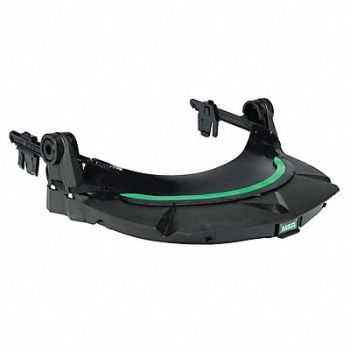 MSA Faceshield Frame Plastic Black, 12V755