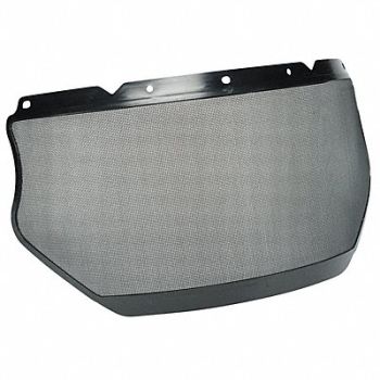 MSA Visor Mesh Gray 17In x W 8 InH, 12V762