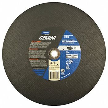 NORTON CutOff Whl GeminiDuctile 14 x.125 x20mm, 12V887