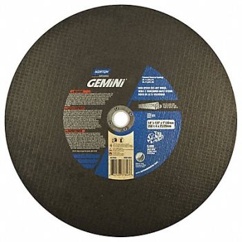 NORTON CutOff Whl Gemini Ductile 14 x.125 x20mm, 12V891