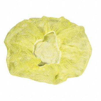 CELLUCAP Bouffant Cap Yellow Universal PK1000, 12W272