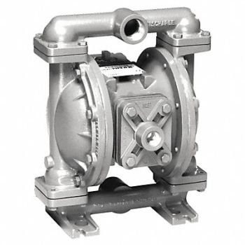 SANDPIPER Double Diaphragm Pump NPT PTFE 1in 45gpm, 12W433