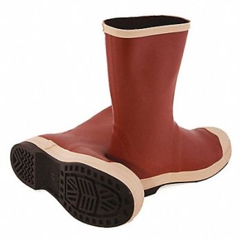 TINGLEY G3090 Rubber Boot Men s 15 Mid-Calf Red PR, 12W909