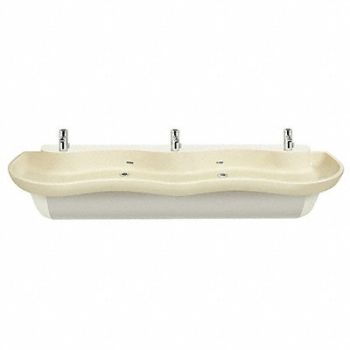 Sloan Bath Sink Sys Rect 76inx21inx5in, 12X223