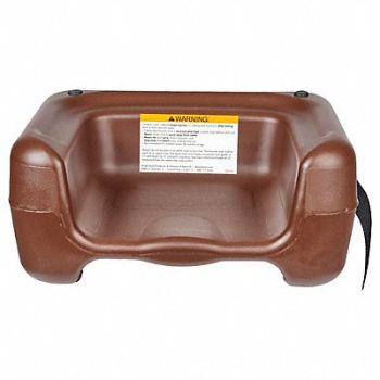 KOALA KARE PRODUCTS Brown Booster Seat With Strap PK4, 12Y444