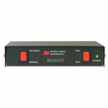 FEDERAL SIGNAL Mini Siren 11-16 VDC 100W, 12Z062