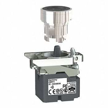 SCHNEIDER ELECTRIC Push Button with Transmitter Black 22mm, 12Z286