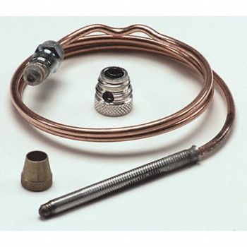 ROBERTSHAW Repl Thermocouple Threaded 36 In, 12Z423