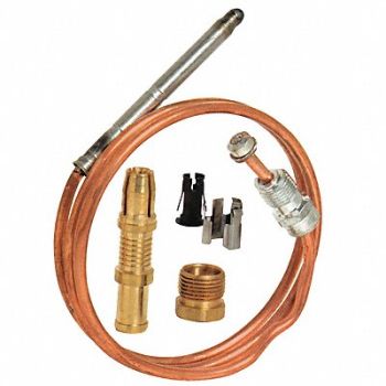 ROBERTSHAW Repl Thermocouple Snap Fit 48 In, 12Z429