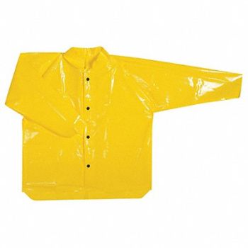 POLYCO G3213 Rain Jacket Yellow XL, 12Z606