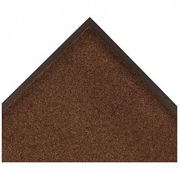 NOTRAX E9410 Carpeted Entrance Mat Dark Brown 4ftx6ft, 6Z493