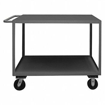 DURHAM MFG Cart Gray with 6 x 2 Phenolic Casters, 56MW83