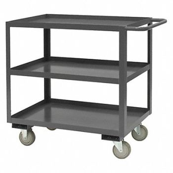 GRAINGER APPROVED Utility Cart 1 200 lb Steel, 49Y135