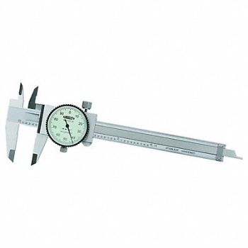 INSIZE Dial Caliper AGD 1 0.0010 Graduations, 409U18