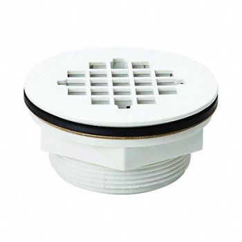 GRAINGER APPROVED Shower Drains Dia 2 Round Plastic, 1RLU6