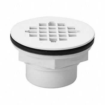 GRAINGER APPROVED Shower Drains Dia 2 Round Plastic, 1RLU8