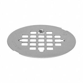 GRAINGER APPROVED Shower Drain Grid Snap In SS, 1RLV6
