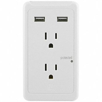Surge Protector Tap White 5-15P 1875W, 53TZ09