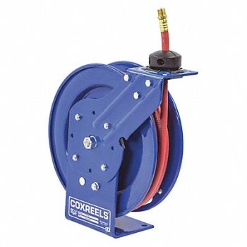 COXREELS Spring Return Hose Reel 3/8 MNPT 25 ft, 135D22