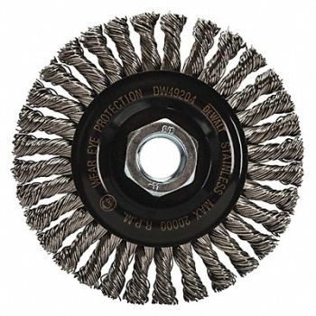 DEWALT Wire Wheel Stainless Steel 4 X5/8 -11, 135D79