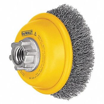 DEWALT Crimp Wire Wheel Carbon Stl 4 X5/8 -11, 135D82