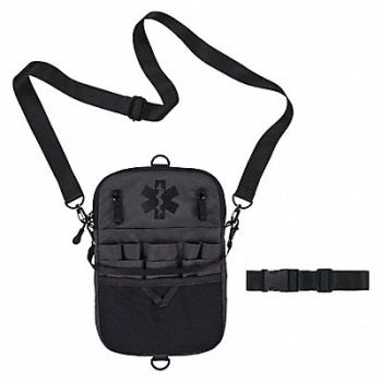ARSENAL BY ERGODYNE 5717 Black Convertible Nurse Belt Bag, 807EL5