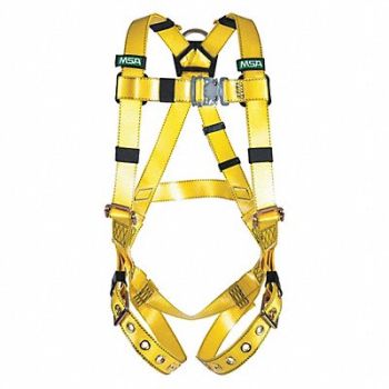 MSA Harness Coated Web Back D-Ring STD, 138P57