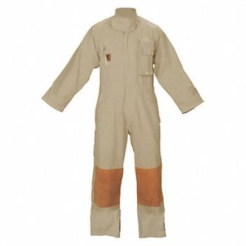 FIRE-DEX Wildland Coverall Tan Nomex L, 13A499