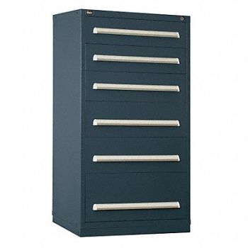 VIDMAR Mod Drawer Cab 59 H 6 Drawer Light Gray, 13A518